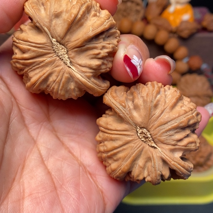 东***业文玩核桃吊坠45全品白狮子