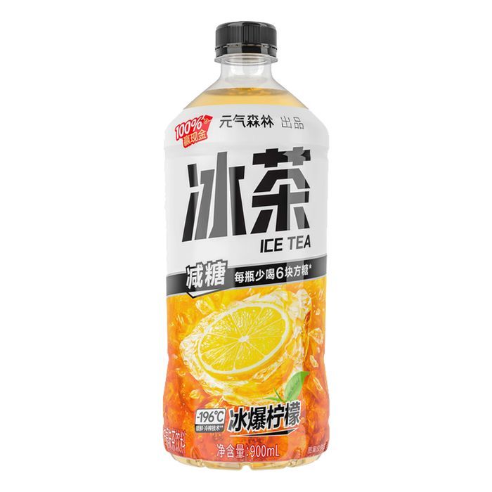 元气森林冰茶冰爆柠檬900ml