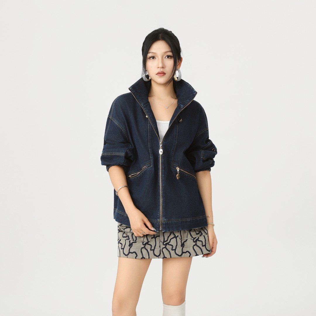 AMASS/阿玛施时尚休闲宽松潮流复古经典长袖牛仔外套540030