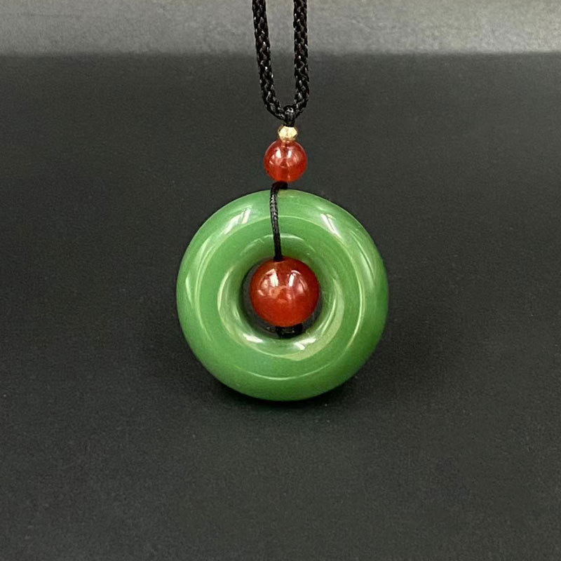 兰轩阁 精美轻奢时尚饰品（B01）经典款平安扣项链