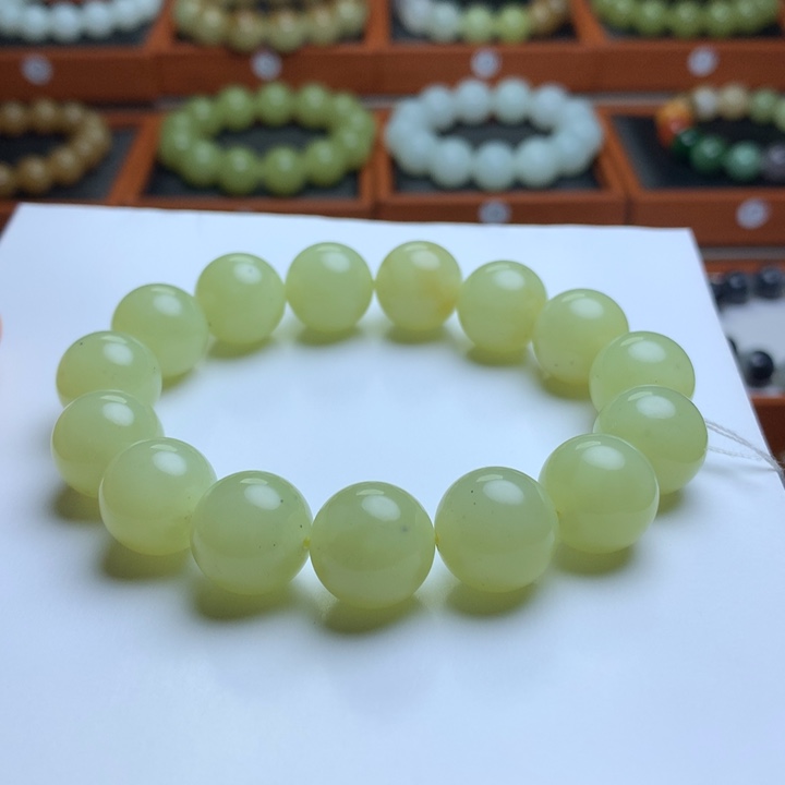 和田玉手串未镶嵌