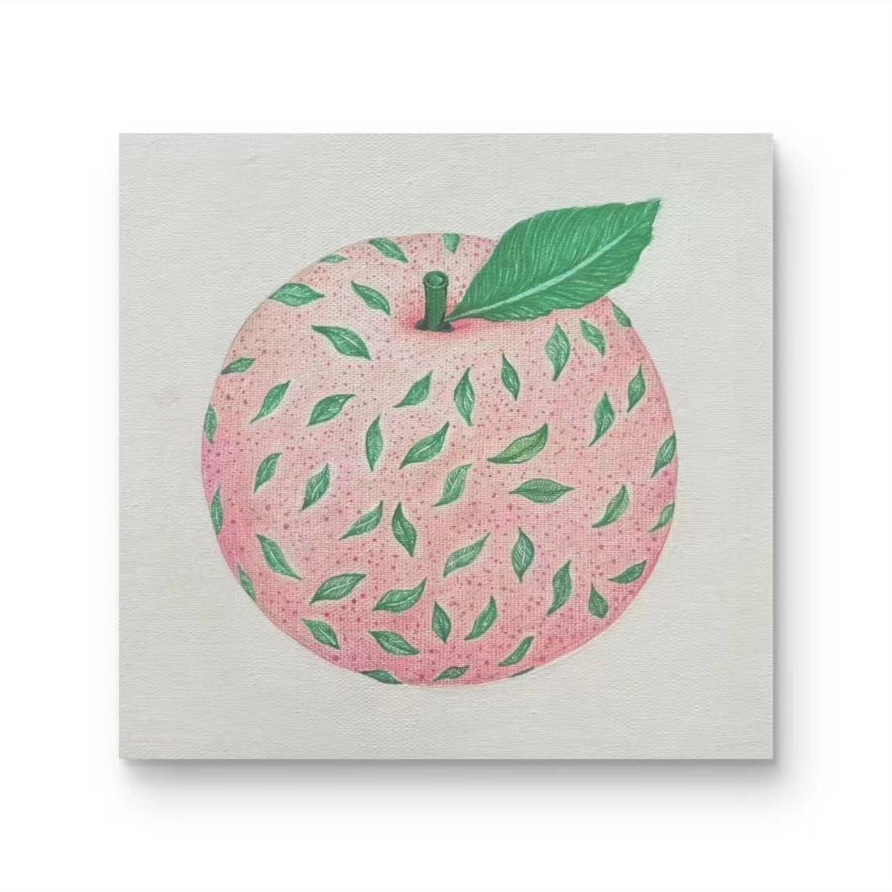 【苹苹安安2】 孤品“25*25” No.113纯手绘挂画