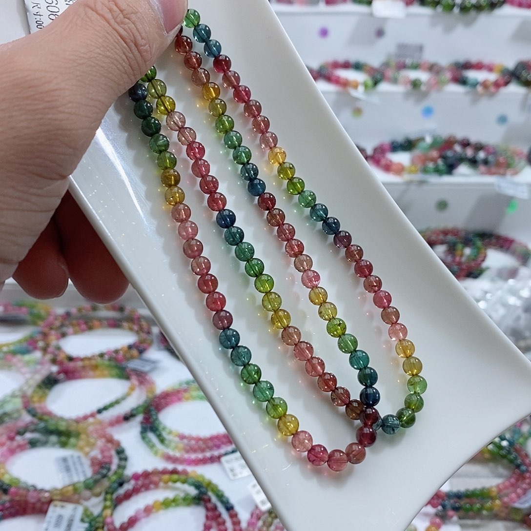 碧玺碧玺未镶嵌手链