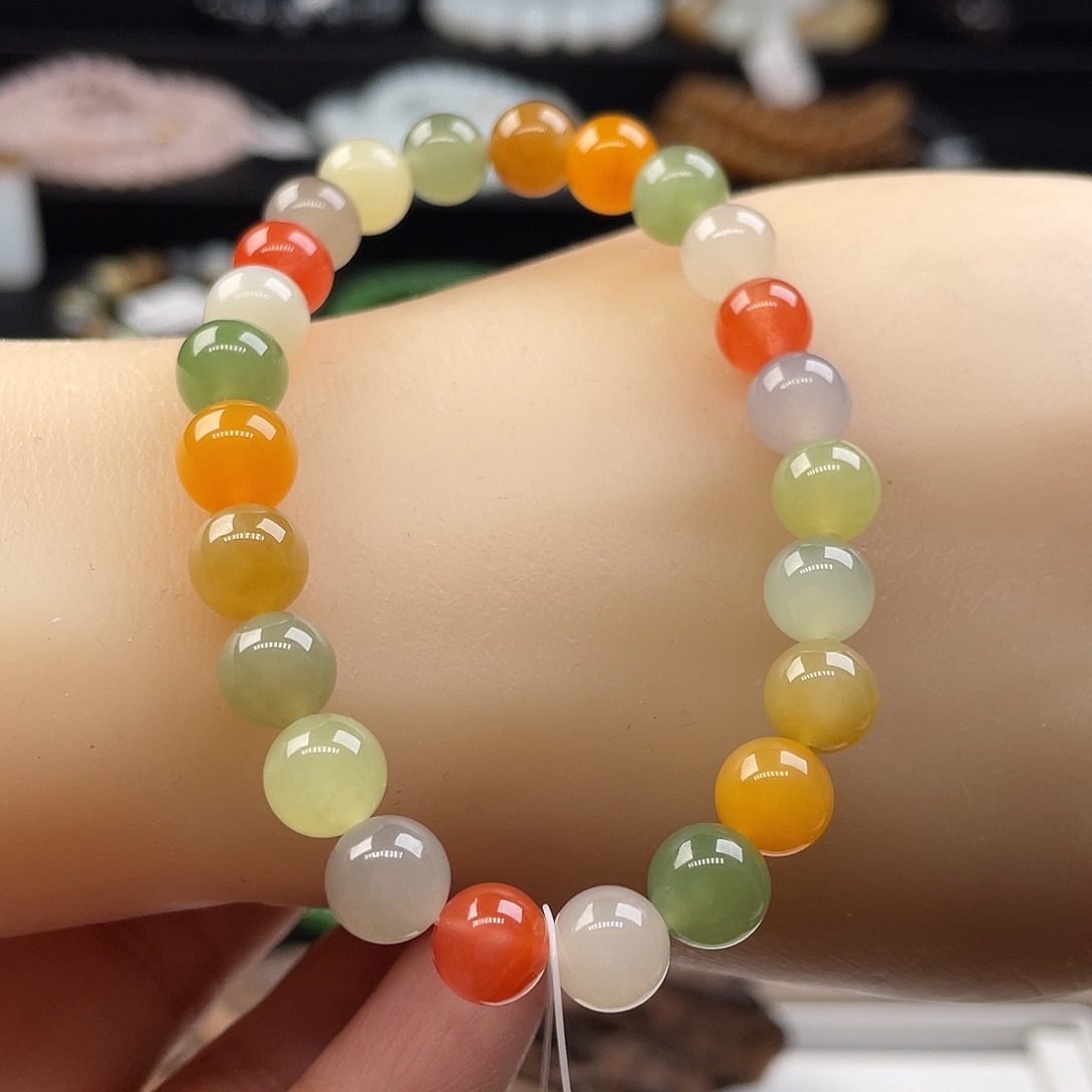 和田玉手串未镶嵌