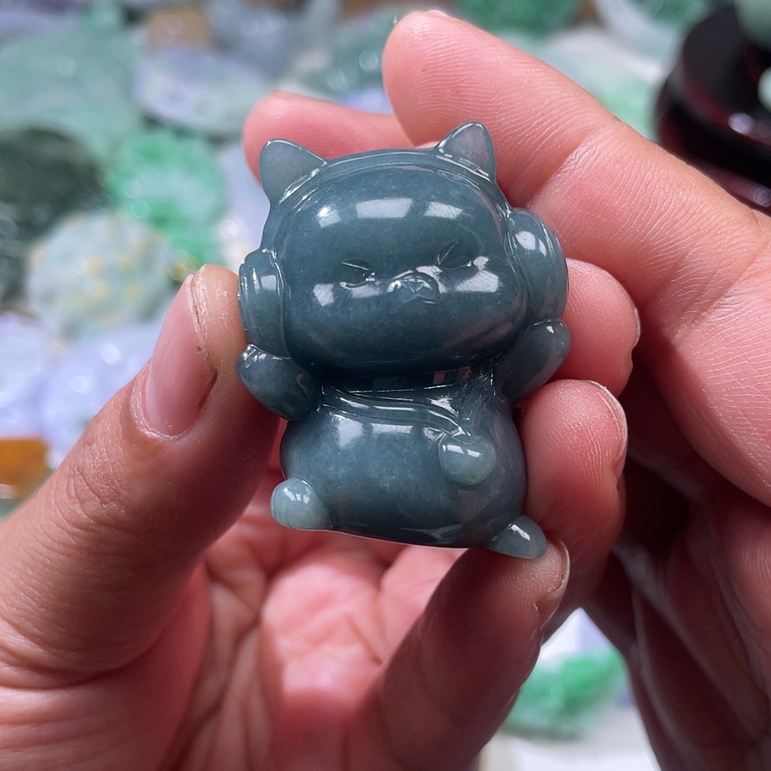 翡翠未镶嵌颈饰翡玉缘翡翠