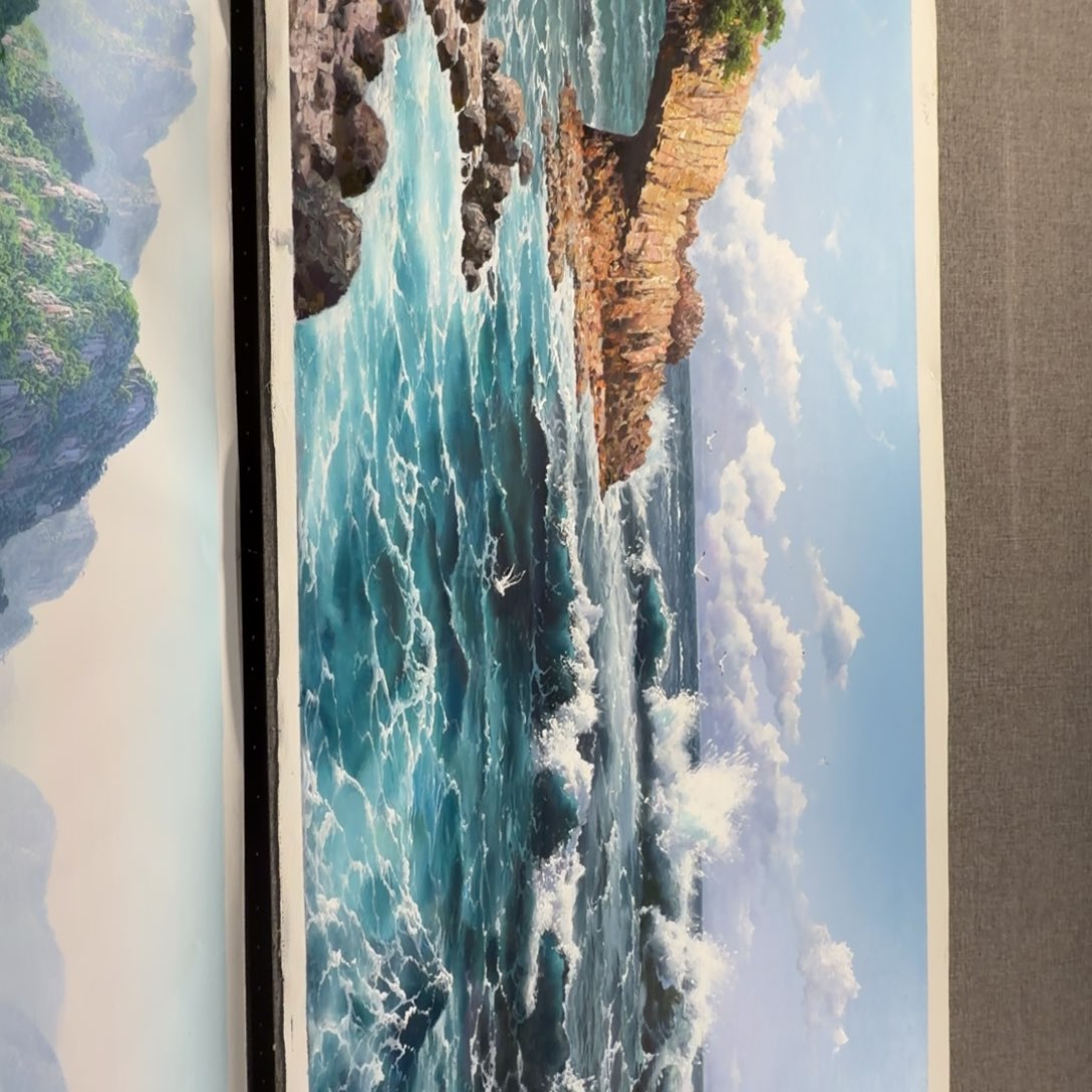 油画加油加油努力加油努力