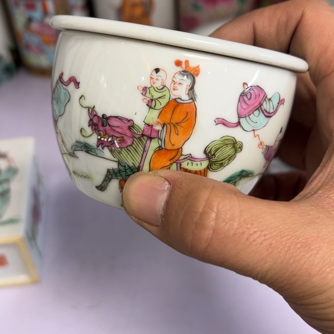 瓷片瓷器摆件、茶室雅器