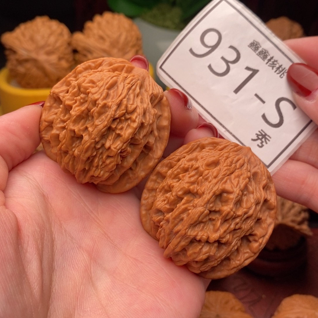 文玩核桃把件虎头43