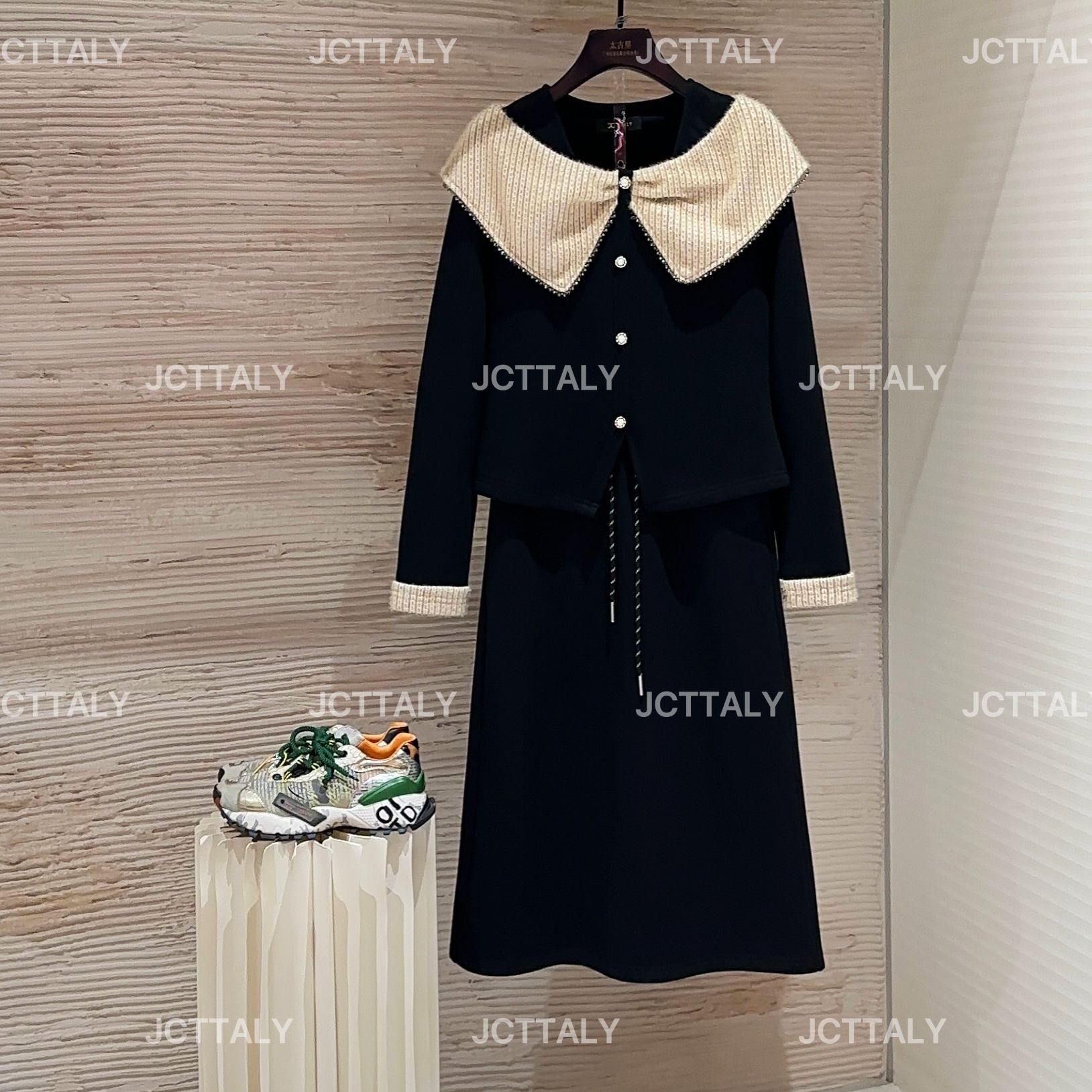 【宠粉价】（加绒）女装法式休闲风时尚套装TZ-989