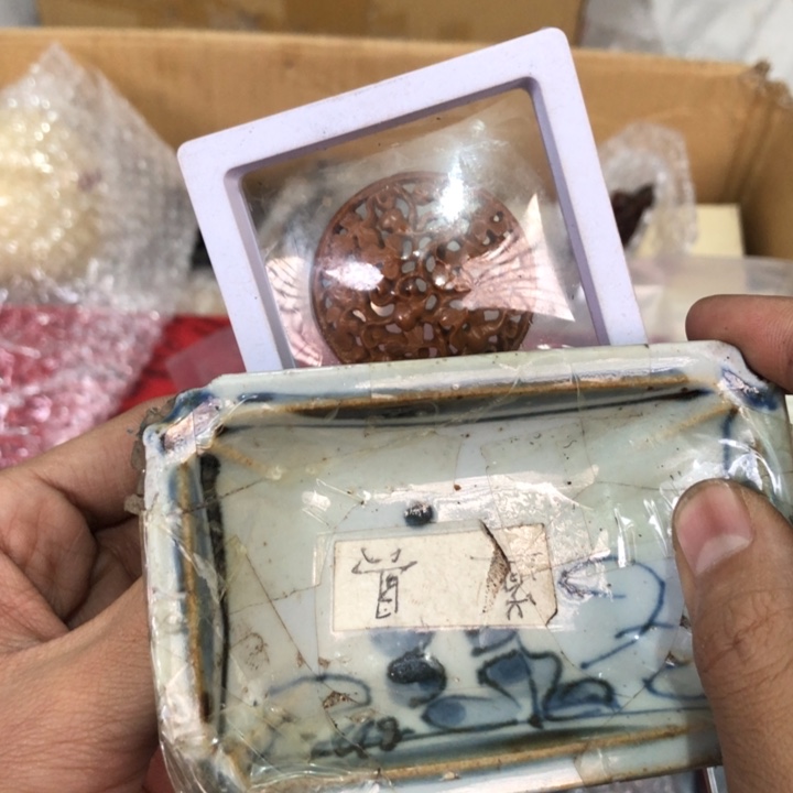 陶瓷孤品单件车里拍