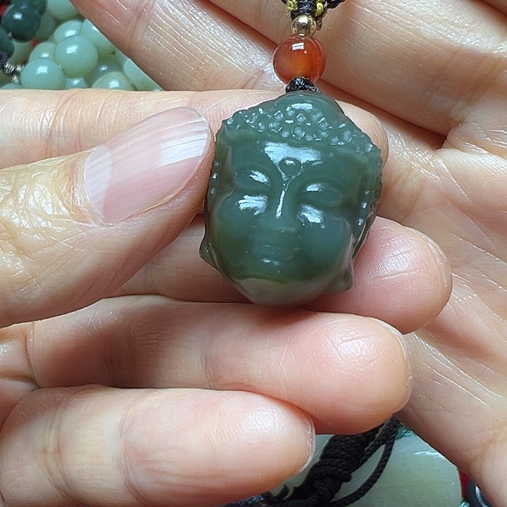 和田玉（青白玉）颈饰未镶嵌
