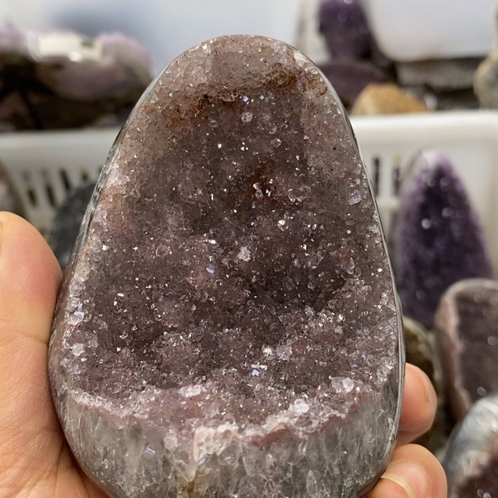 紫晶珠宝半成品未镶嵌