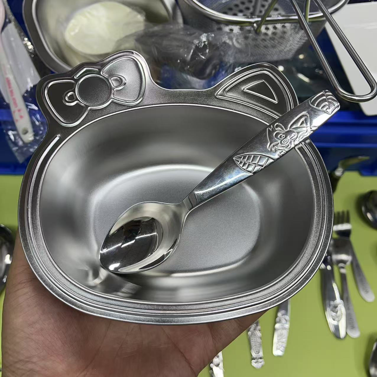 304不锈钢碗食品级儿童饭碗宝宝吃饭专用碗家用婴儿辅食