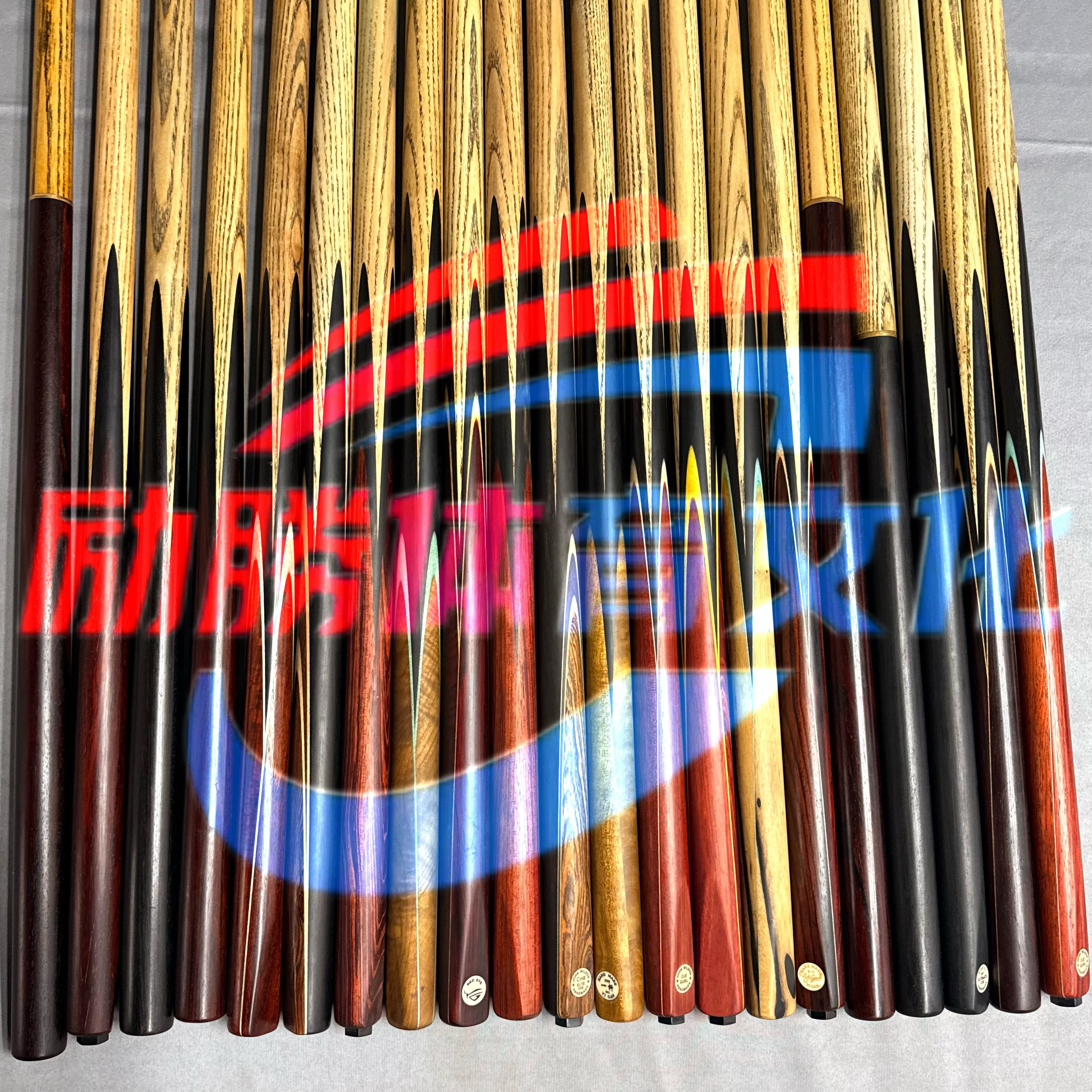 手工杆源头工厂 手工台球杆 中八球杆 斯诺克球杆