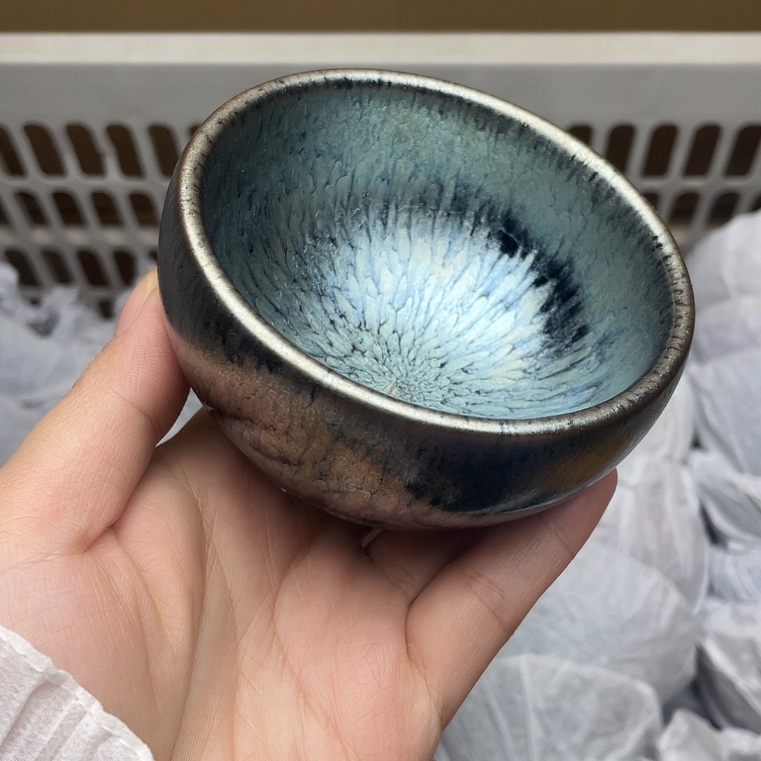 摆件建窑建盏主人杯禅定