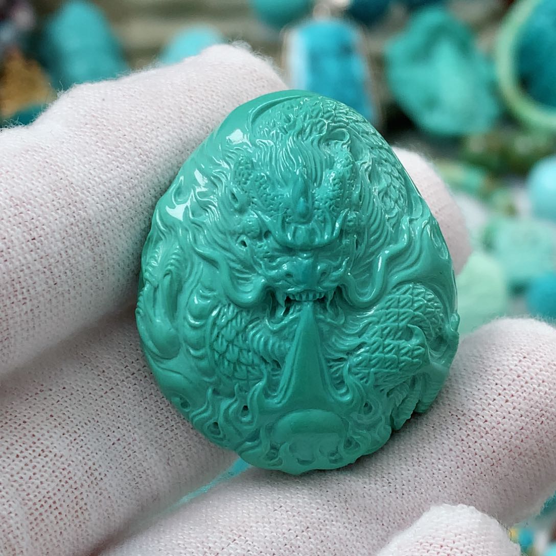 绿松石珠宝奇石未镶嵌