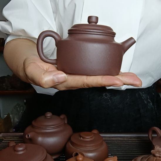 茶壶紫砂一***愁原矿底曹青