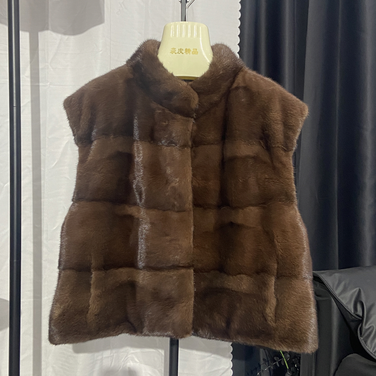 咖啡天鹅绒 高奢时尚手工马甲