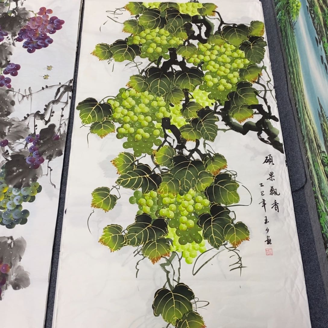 国画140✖️70纯手绘画画画画画画