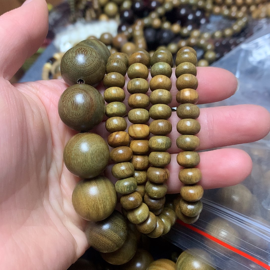 维腊木（绿檀）手串/手链~****~