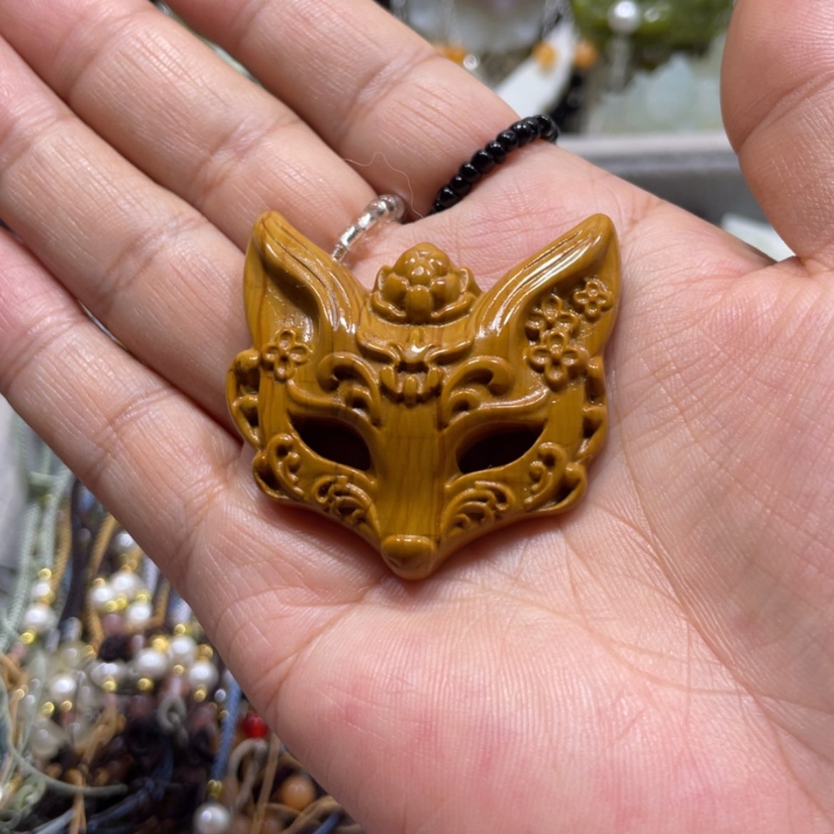 【闪购商品】岫玉颈饰未镶嵌清*76吊坠