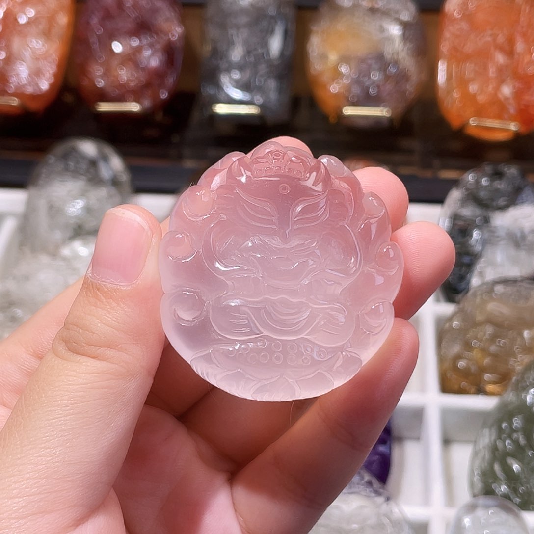颈饰未镶嵌水晶金****玲粉水