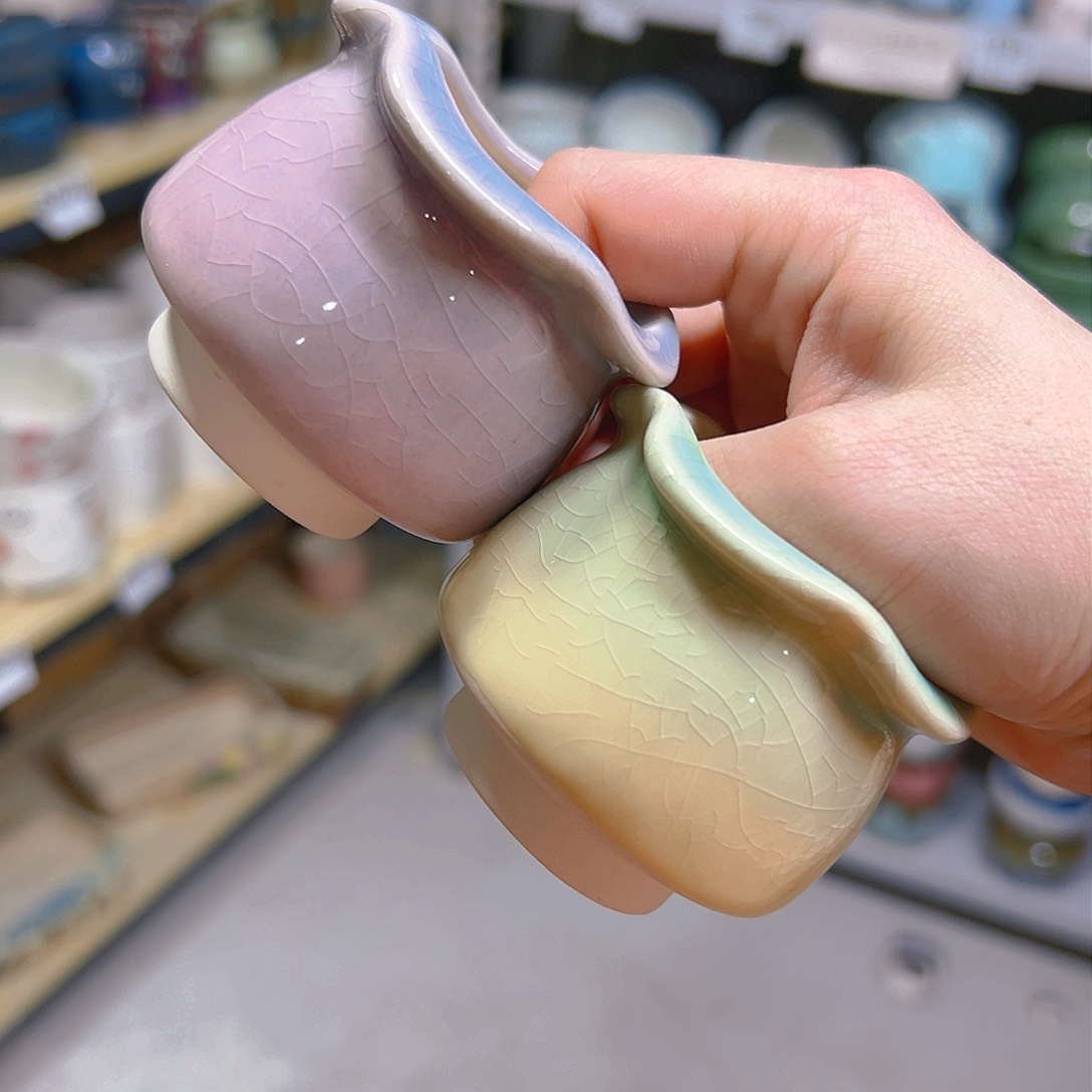 红陶陶瓷花盆当场满12包邮