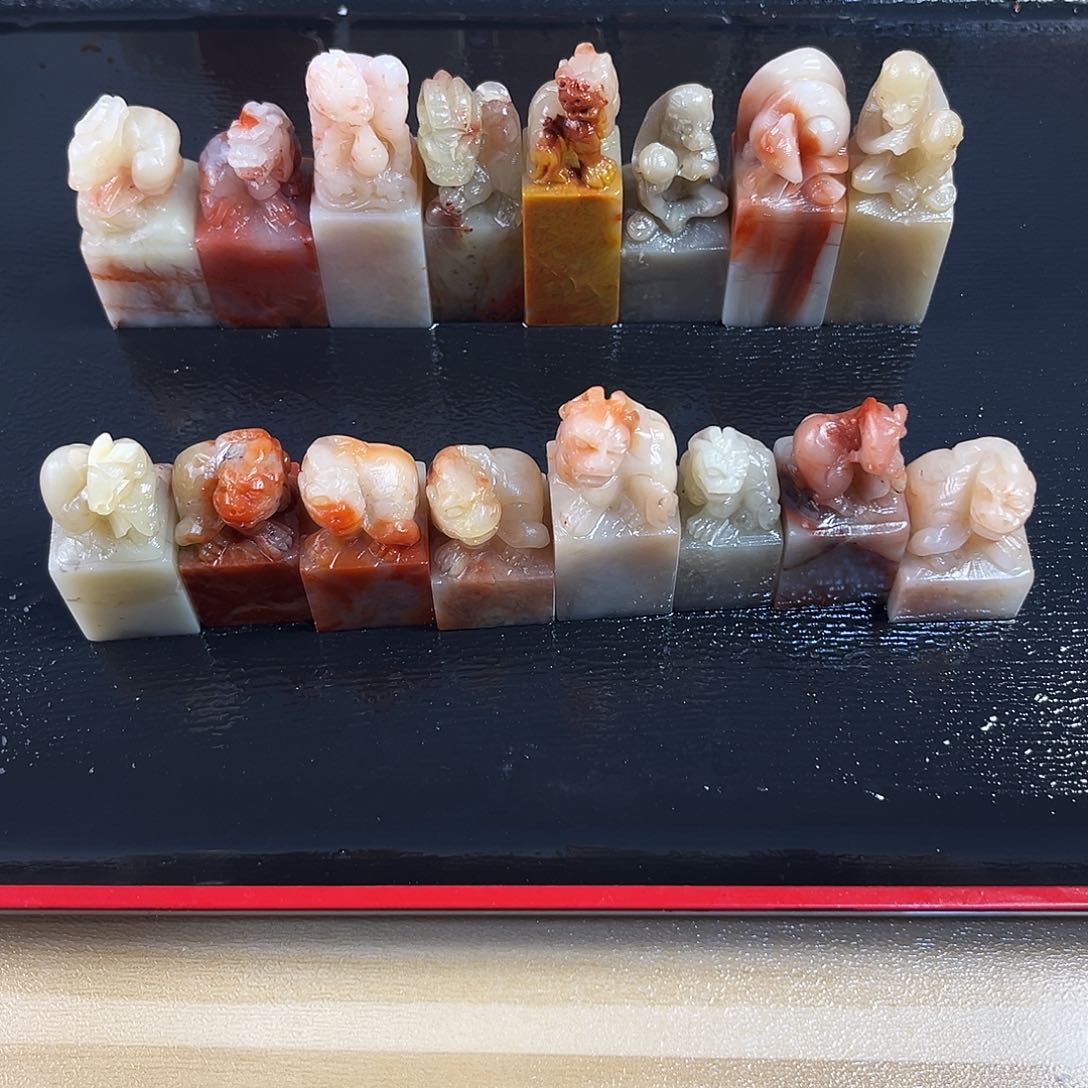 寿山石印石老挝石2.0正章16个