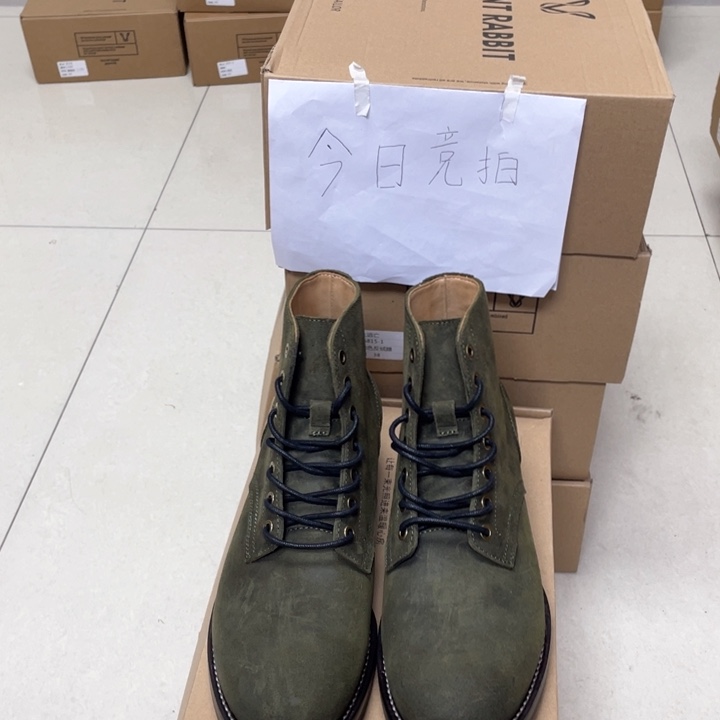 牛皮（革）41/41.5大逃亡橄榄绿