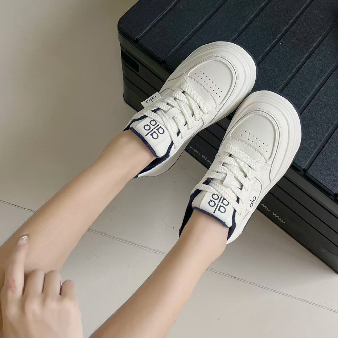 68休闲板鞋中跟冬季时尚休闲鞋小白鞋秋季厚底ins