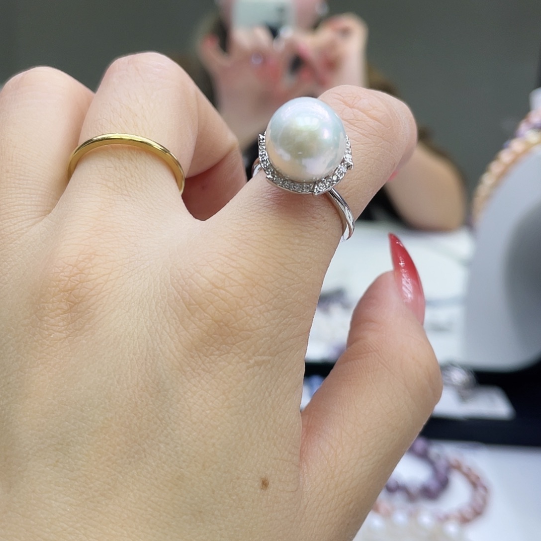 未镶嵌吊坠淡水珍珠