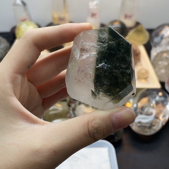 珠宝半成品未镶嵌发晶408水晶