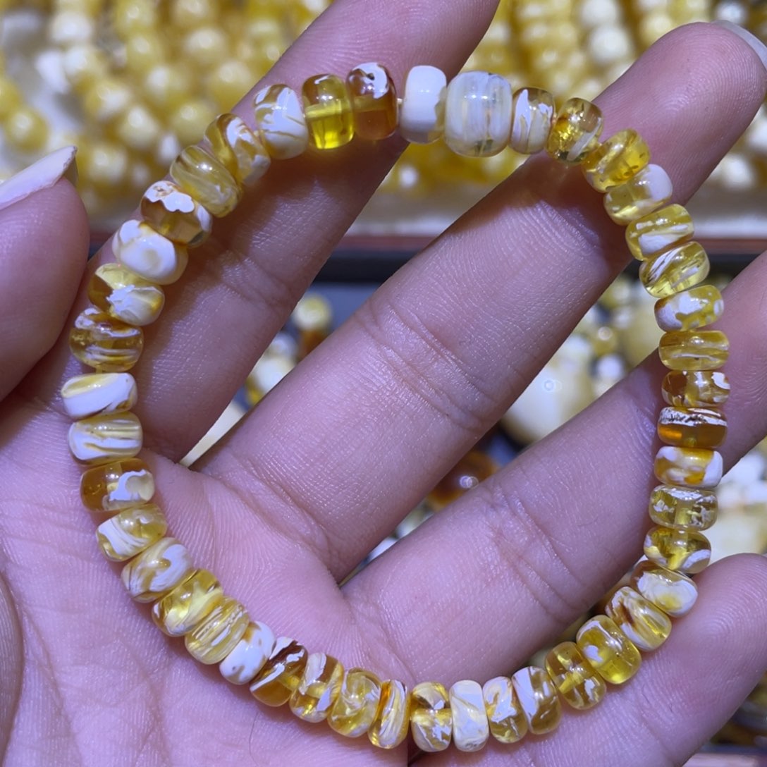 蜜蜡未镶嵌珠宝奇石6.5m