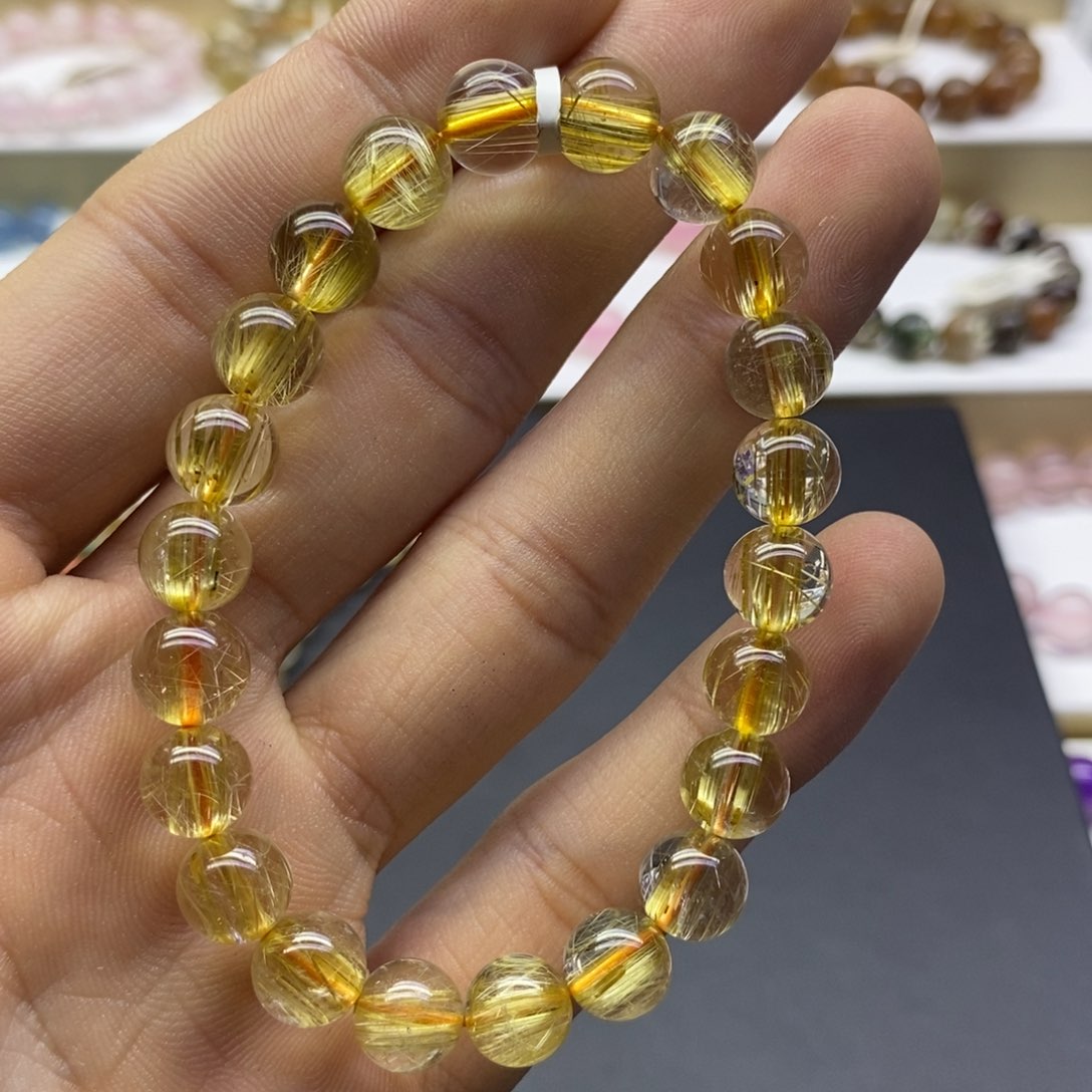 水晶手链未镶嵌纯天然