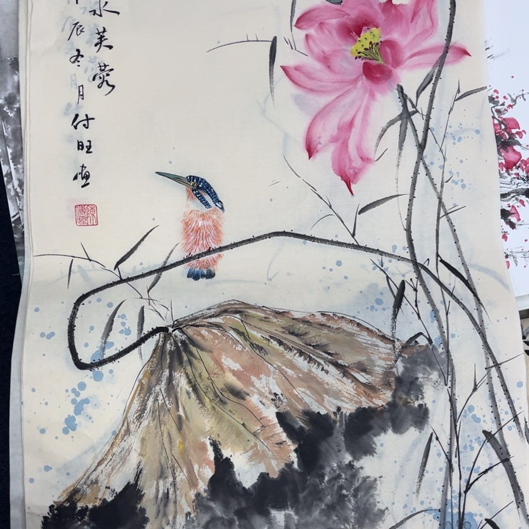 国画手绘画作品和绘画