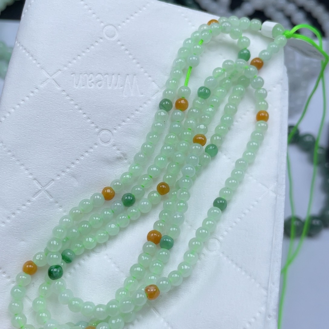 翡翠手链未镶嵌纯天然a货缅甸翡翠包邮