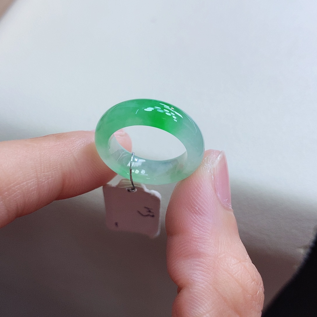 未镶嵌戒指翡翠8号