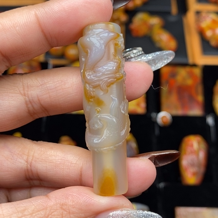 玛瑙/玉髓未镶嵌颈饰