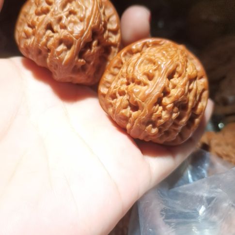 猴头核桃吊坠42白狮子