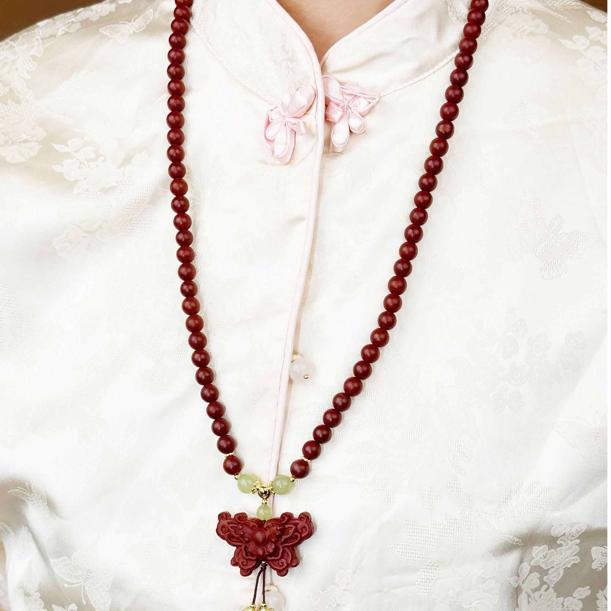 福槿堂【花蕊夫人】天然古法香珠非遗好梦中药香脖挂药香珠文玩