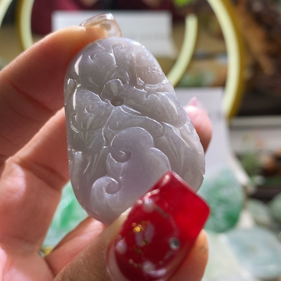 【闪购商品】翡翠颈饰未镶嵌鱼