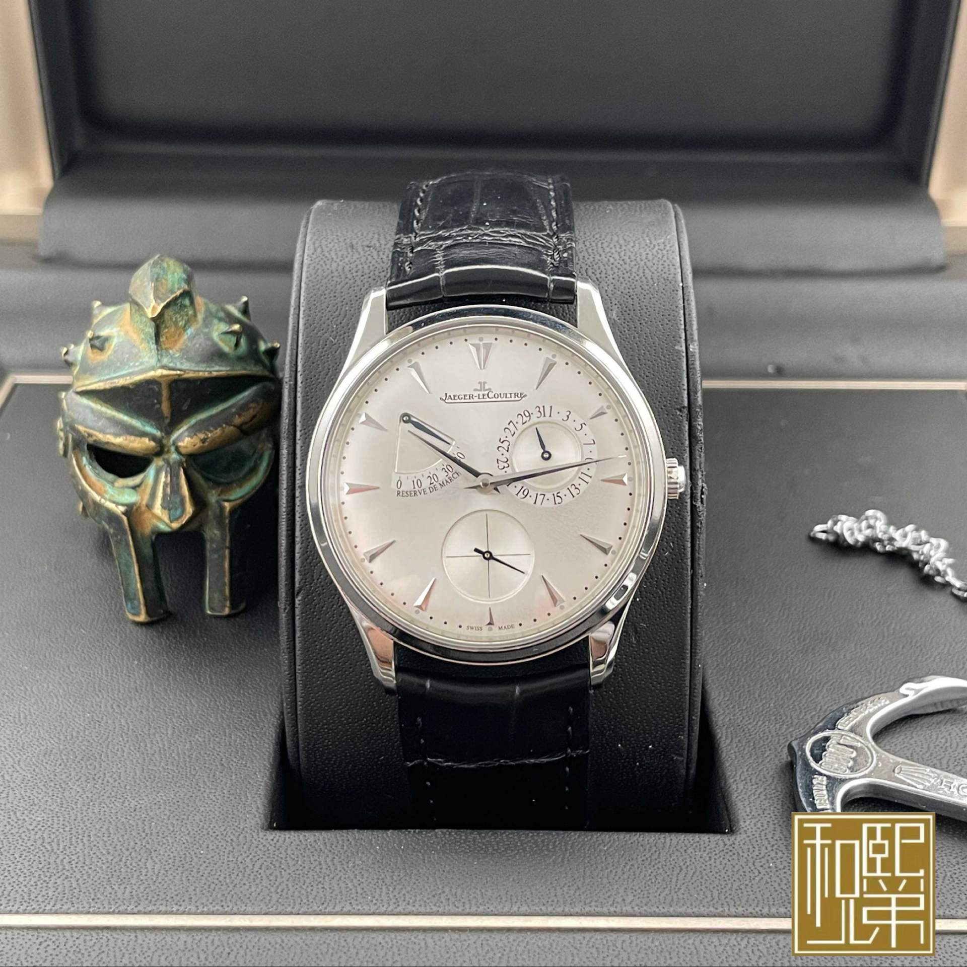 95新 Jaeger-LeCoultre/积家 超薄大师/1378420 /小丑/19全/39