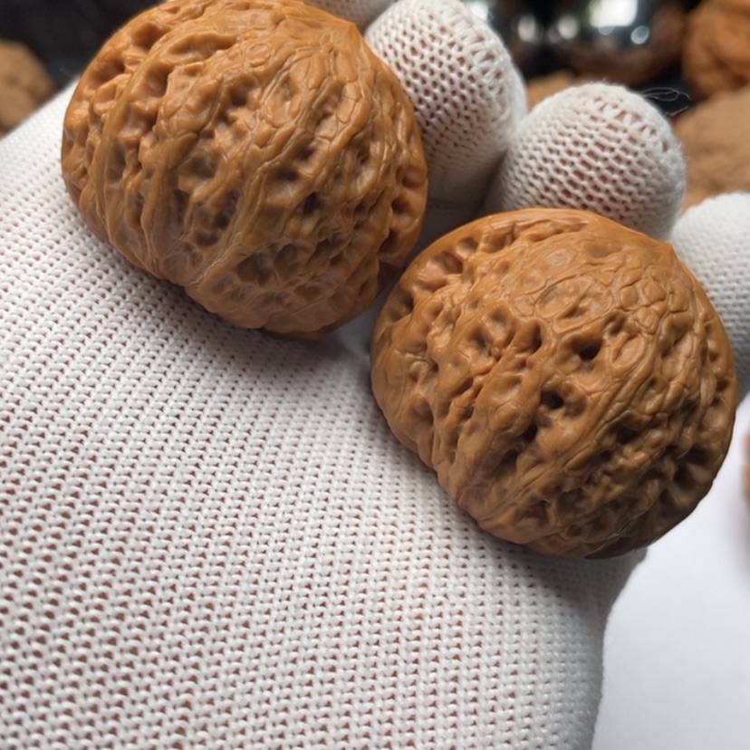 【闪购商品】文玩核桃把件雪****】308铁锤