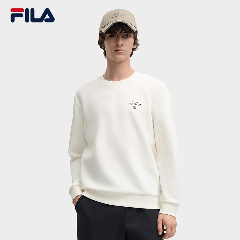 【秋季新款卫衣】Fila/斐乐男子长袖时尚百搭休闲套头衫F11M548217F