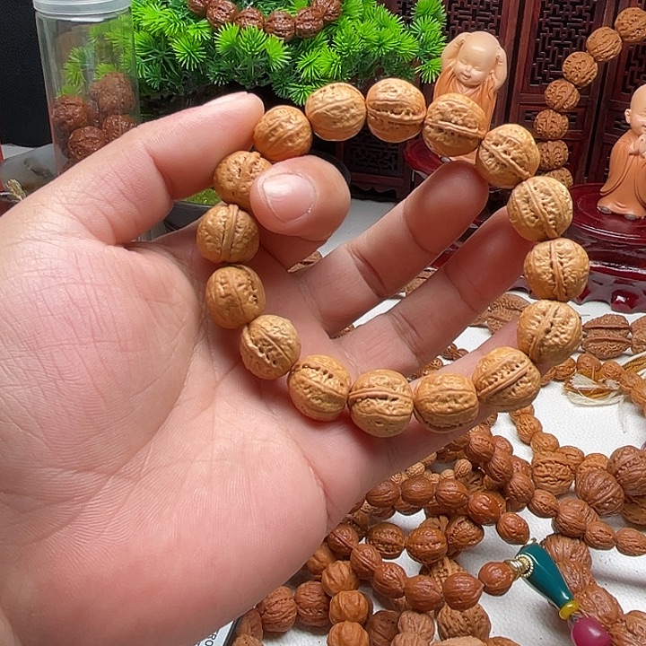 水***兔桃核手串小光头秋子