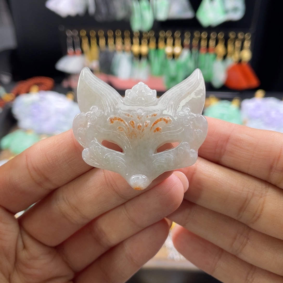 翡翠未镶嵌颈饰代编织