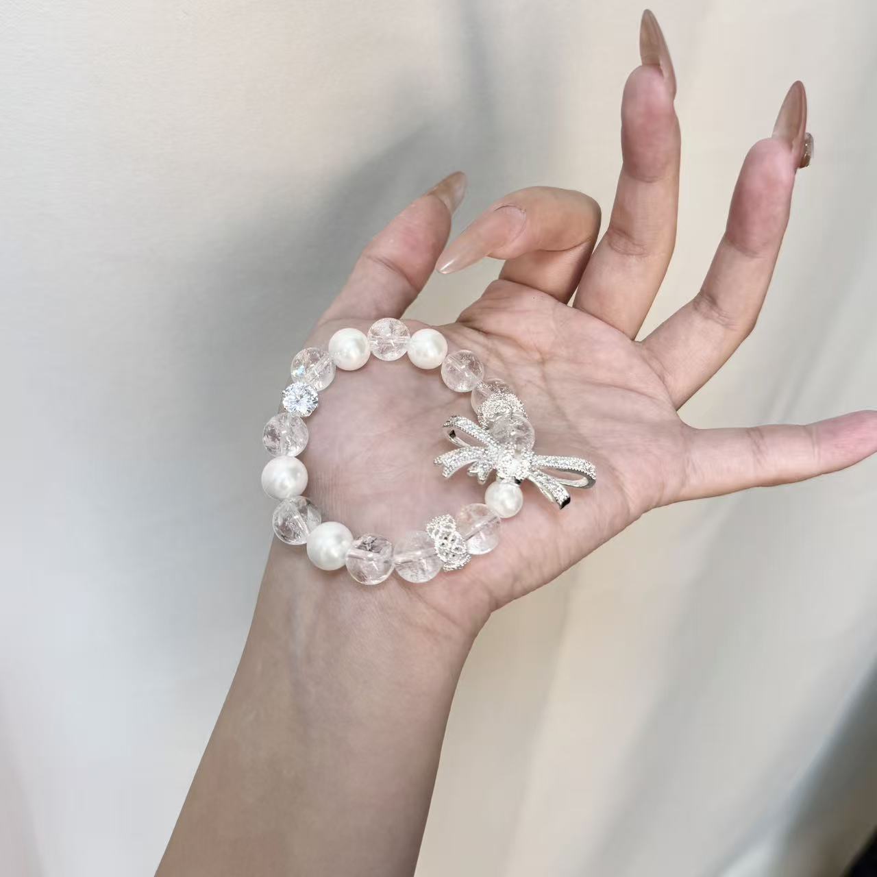 【雪灵】天然白阿塞x贝珠