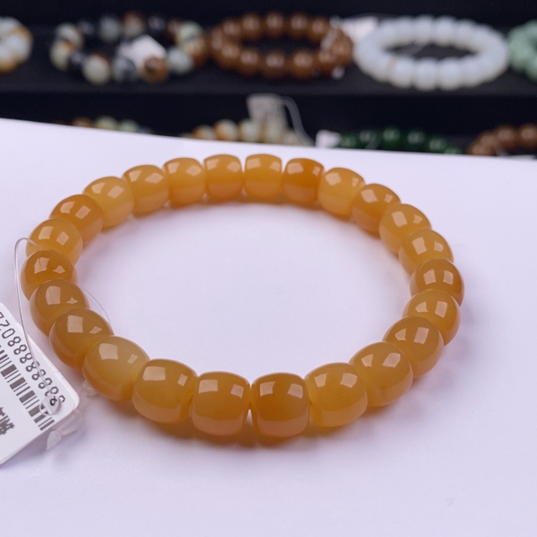 和田玉手串未镶嵌