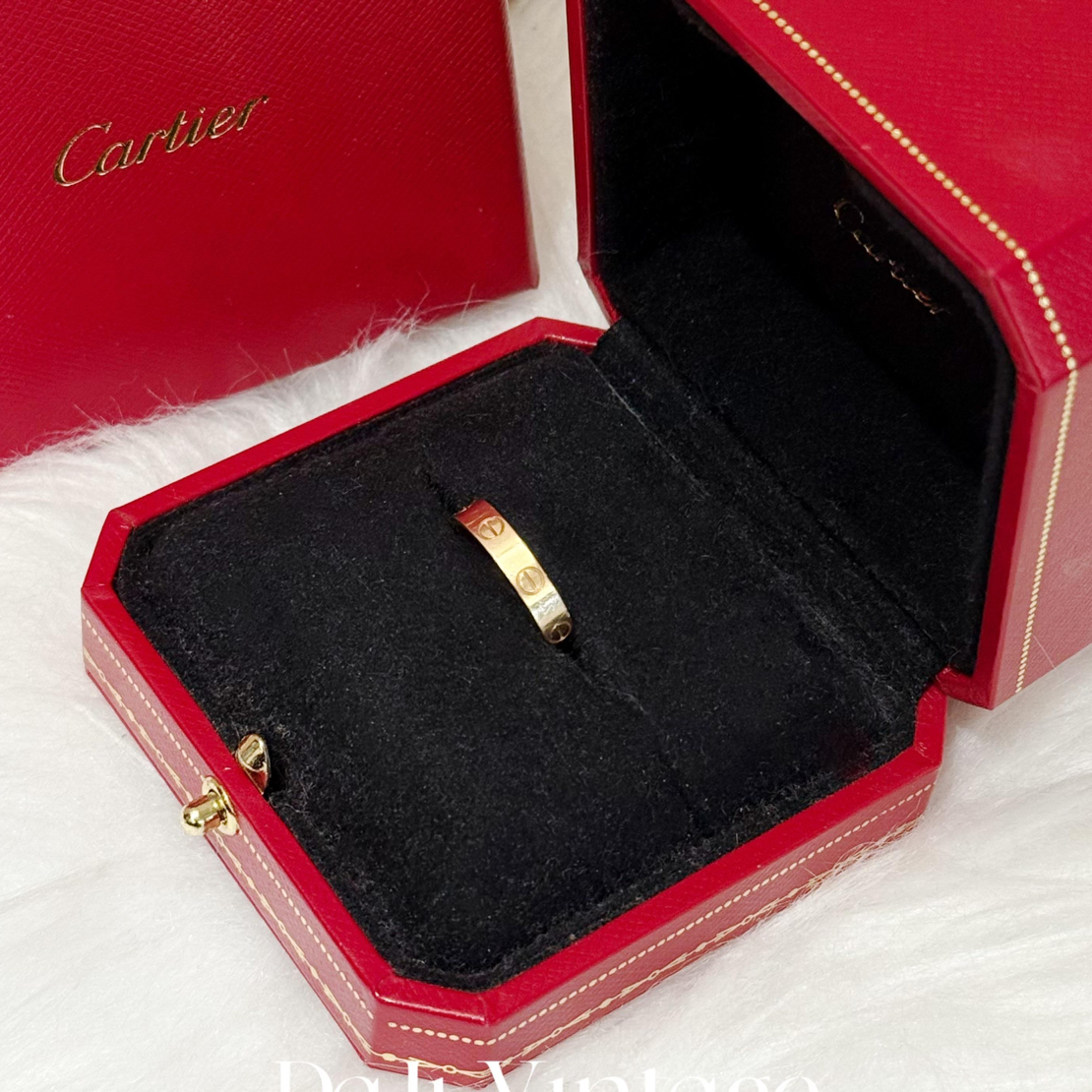 99新 Cartier/卡地亚 大吉中古/卡地亚银色戒指