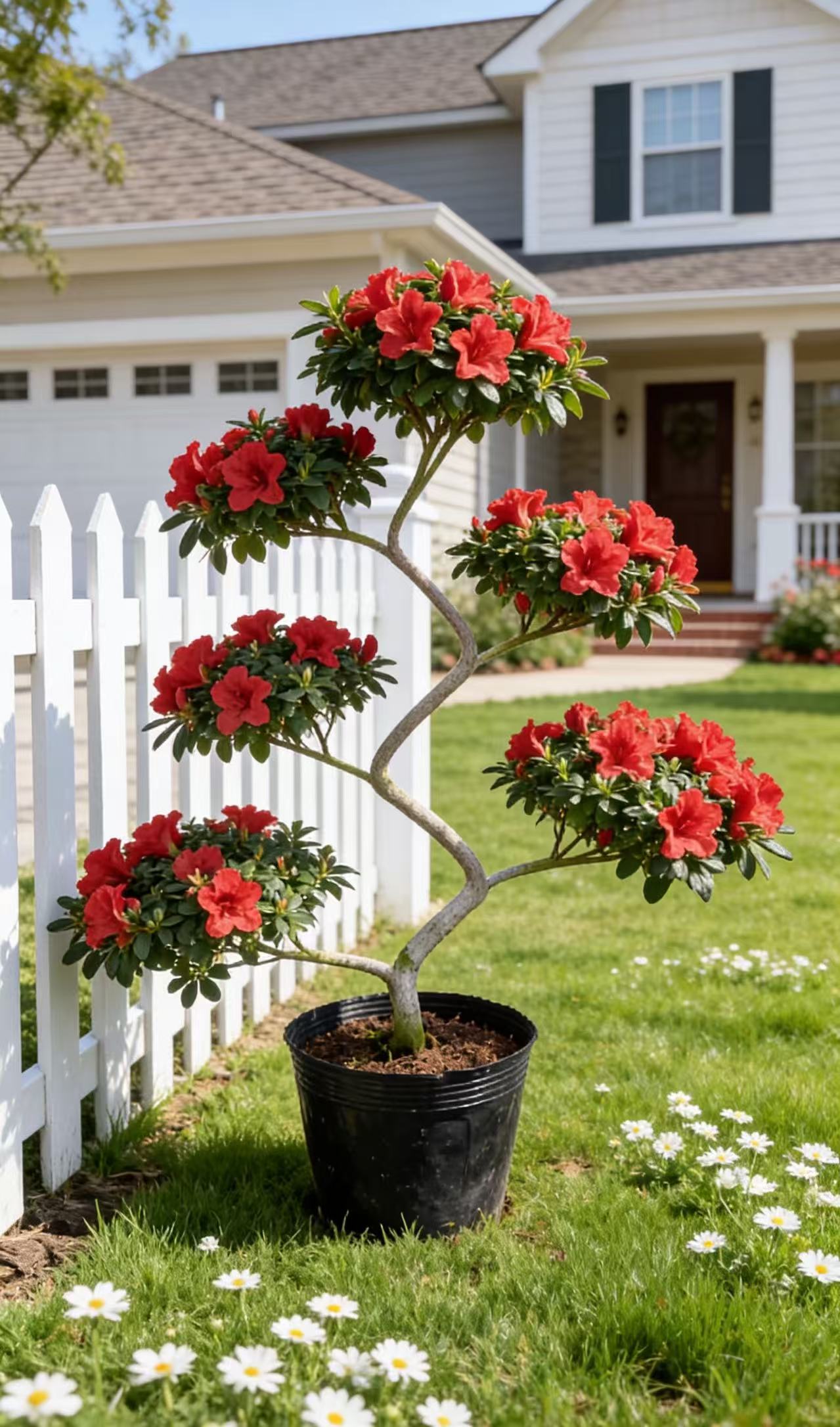 【一物一拍】精品造型中国红杜鹃顺丰包邮到家